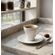 set pocillo y plato moderno ceramico